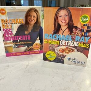 Rachael Ray Cookbook Set - Vibrant Orange and Yellow Covers